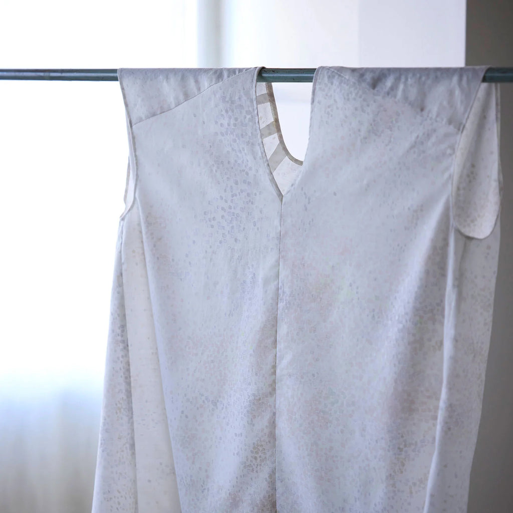 nani IRO Waterfall Cotton Silk Blend Viyella White