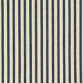 Cotton Linen Blended Sheeting Navy Stripe