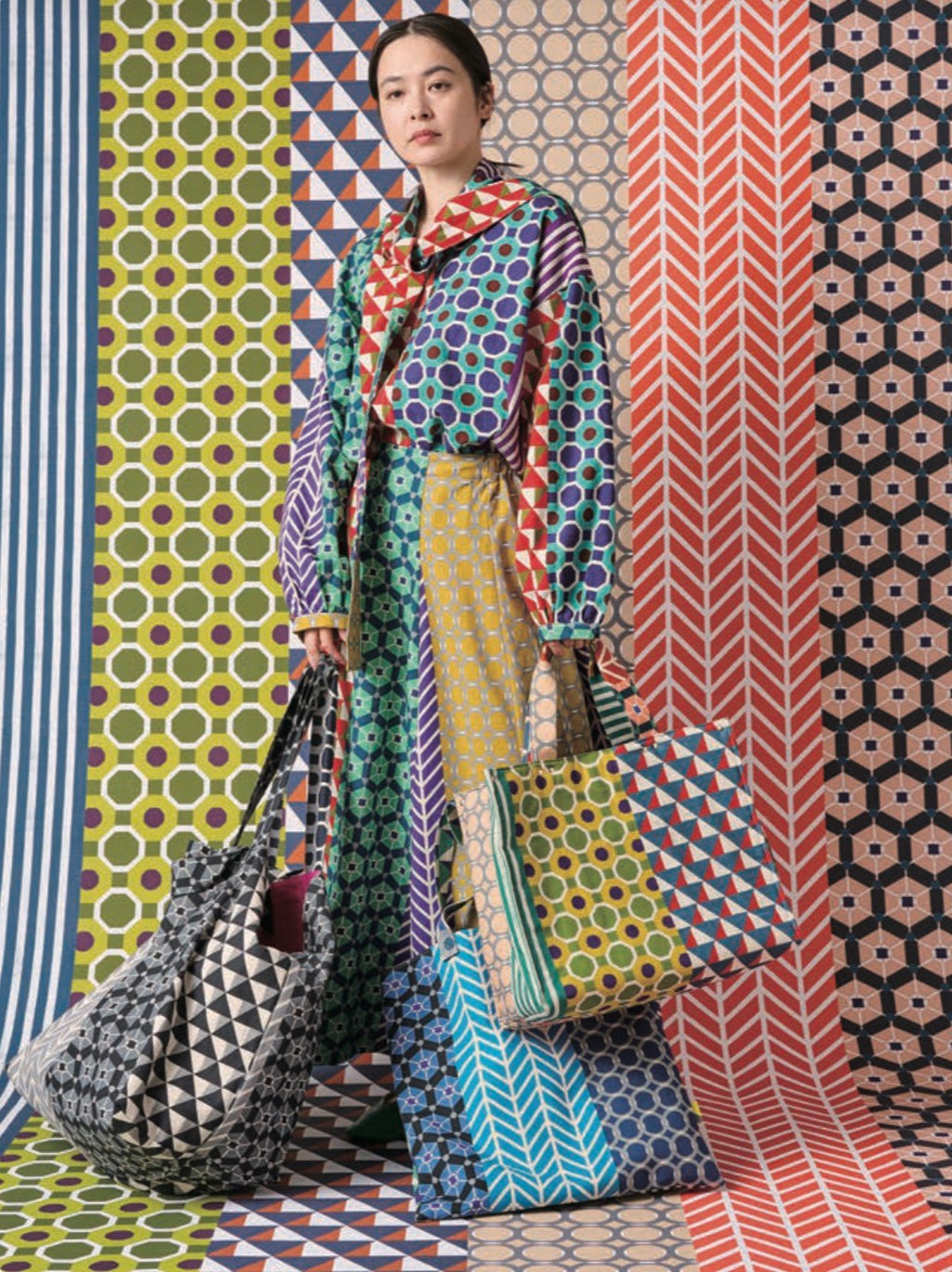 ECHINO by Etsuko Furuya ‘repe’ multicolour